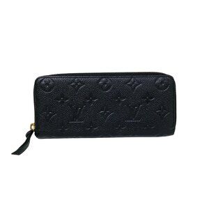 LOUIS VUITTON Portefeuille Clmence Noir Monogram Empreinte - 480-080425